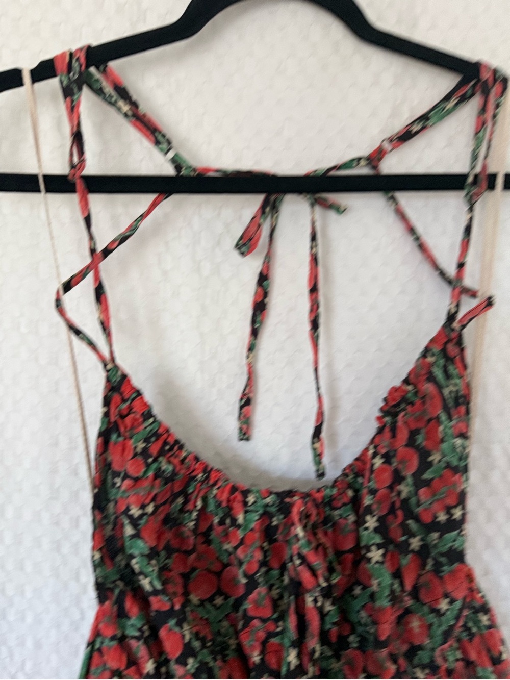 Free People Taking Sides Sheer Printed Mini Dress Roma Combo S - Picture 9 of 9